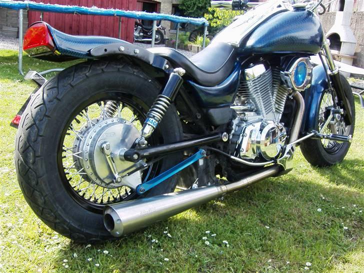 Suzuki vs 800 intruder  - silver tail rustfri billede 8