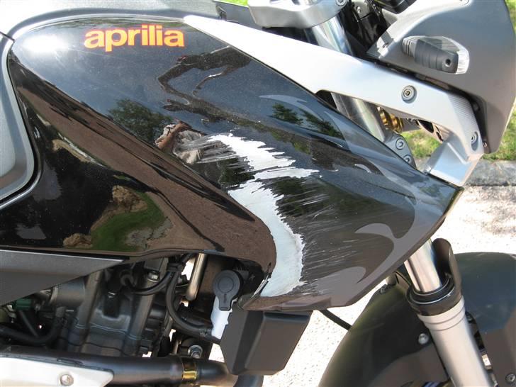 Aprilia Pegaso Strada - Løven er skadet efter 130 m glidetur billede 8