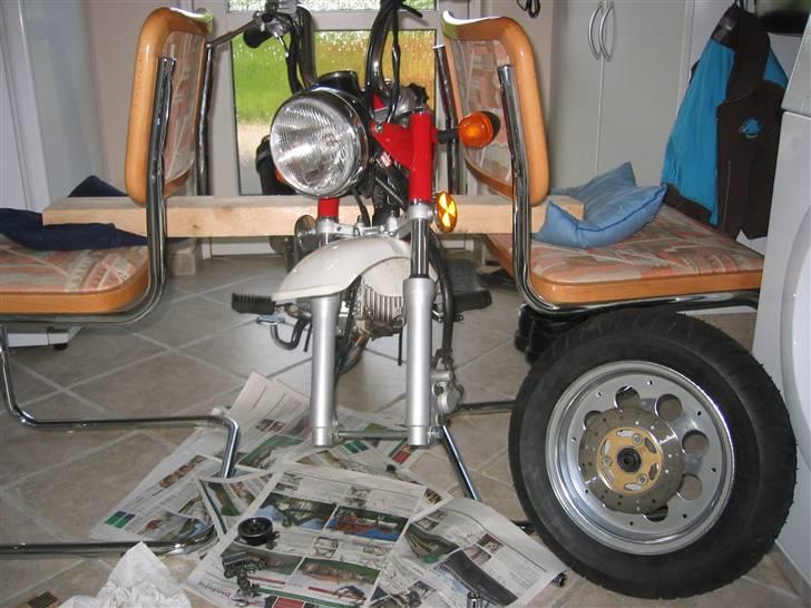 Jincheng Monkey 140 ccm Monster - SOLGT - Ja, al rep. foretages i bryggerset - den kræver ikke så meget plads. billede 11