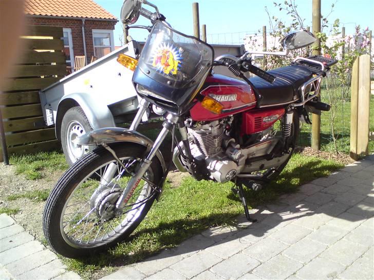 Haojin HJ 125 / Ophugget Tyren´s - Sådan endete Haojin den føreste, desværre sine dage på vejen. Det er ellers Kanon god Mc. billede 9