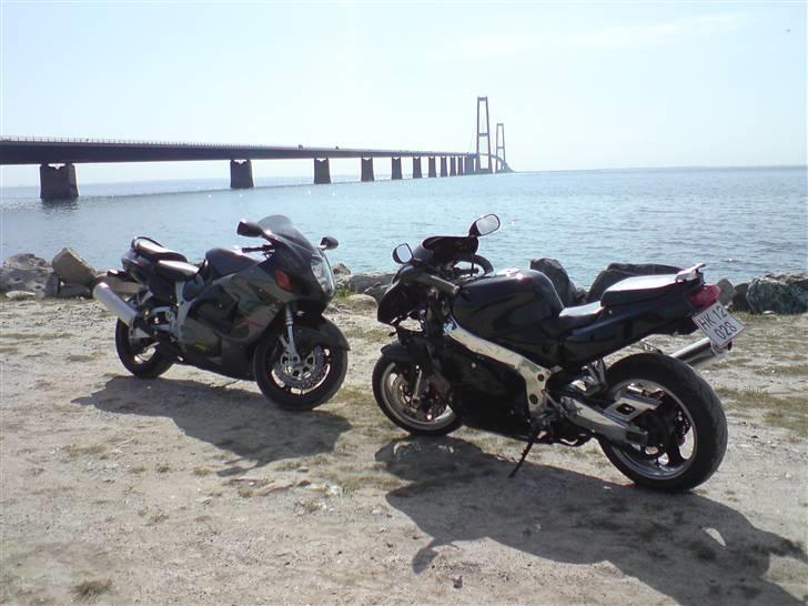 Kawasaki zxr 750 SOLGT - Lige en lille tur ud til broen sammen med Adrian på hans BUSA! billede 10