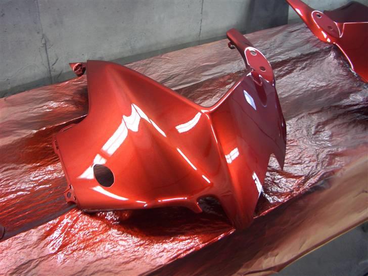 Honda cbr600f (solgt) - "Red Rocket" med klarlak billede 11