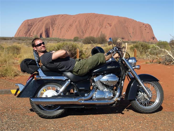 Honda VT750C Shadow (SOLGT) - Ayers Rock eller Uluru som den egentlig hedder! billede 6