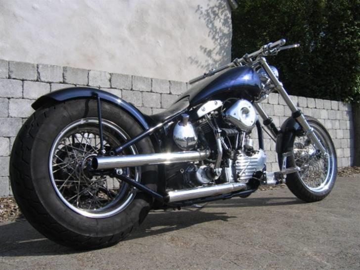 Harley Davidson Early Shovel - Solskinsdag Maj 2008. billede 1
