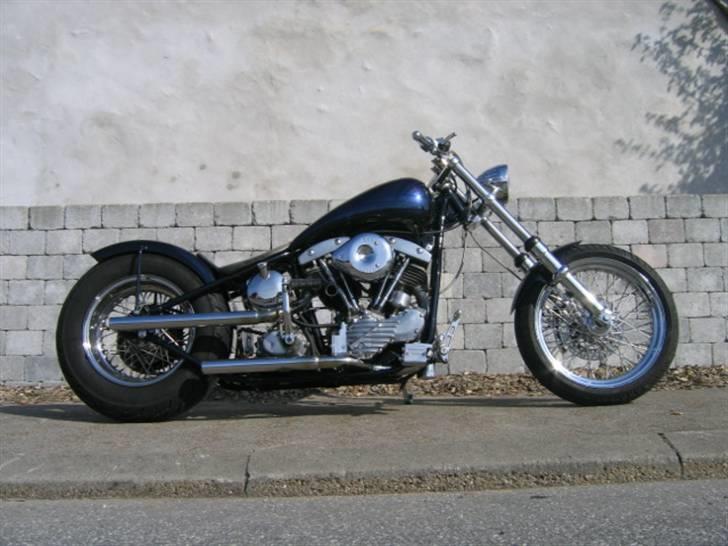 Harley Davidson Early Shovel - Solskinsdag Maj 2008. billede 2