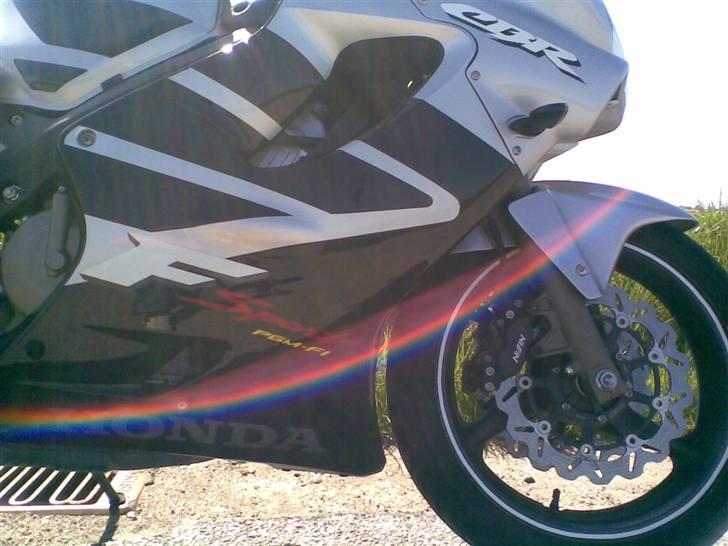 Honda CBR 600 f-sport - fangede lige solen på linsen billede 3