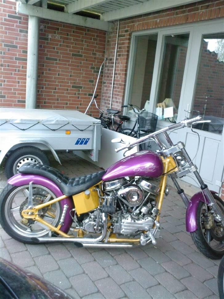 Harley Davidson panhead   billede 1