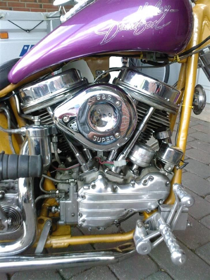 Harley Davidson panhead   billede 2