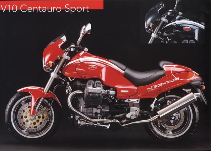 Moto Guzzi Centauro - Sådan så billedet af den i brochuren ud, den er efter min mening rigtig flot i rød, men var ikke til at opspore. billede 20
