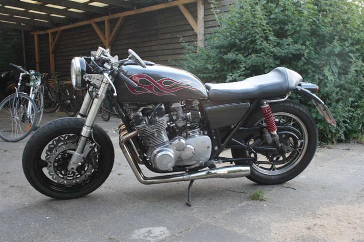 Suzuki GS 750 - Færdig med forenden. Bagenden må vente til næste vinter. billede 18