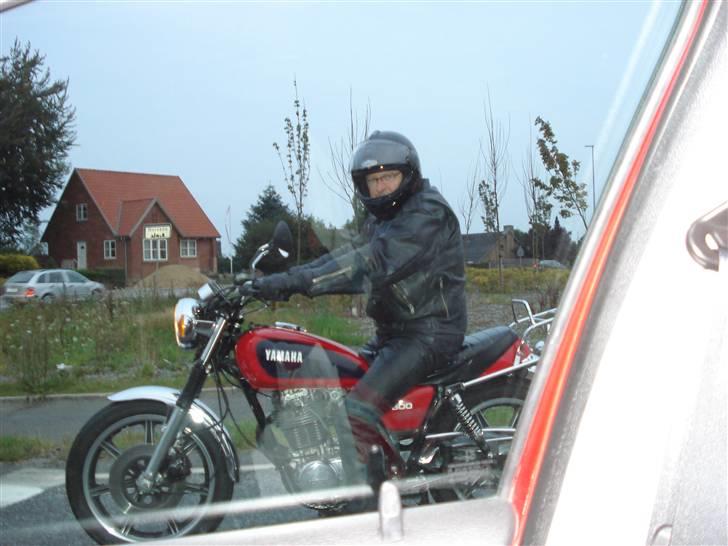 Yamaha SR 500 (solgt) - På vej hjem med nyerhvervelsen i 2007 billede 5