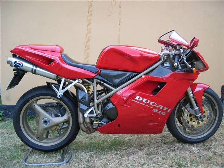 Ducati 916 Biposto - SOLGT - - 15.06.08 billede 1