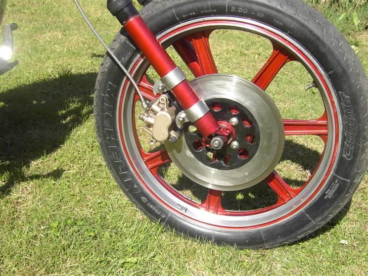 Triumph Speed tvin - uORIGINALT kAWASIKEHJUL MED BAGSKIVE TIL EN sAKI. kALIBER OG RESTEN ER FRA EN hONDA 1000 - WHAT EVER. billede 12