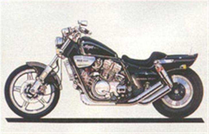 Honda VF 750c Super Magna - Udkast af Hondas chefdesigner Mr. Iwakura (se længere nede i teksten) billede 20