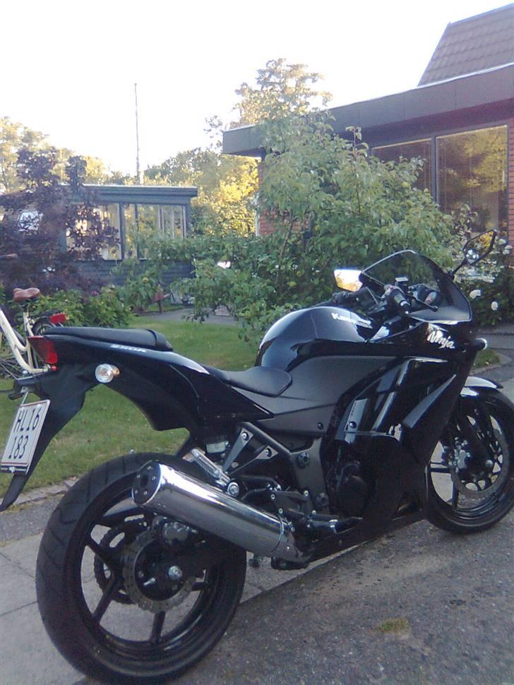 Kawasaki 250r ninja ( SOLGT) - den smukke cykel:-) dog synd med  den bagskærm billede 1
