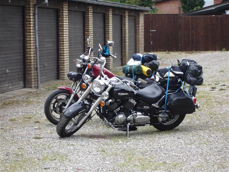 Yamaha DragStar Classic Xvs 650 - pakket og klar til Skagentræf billede 1