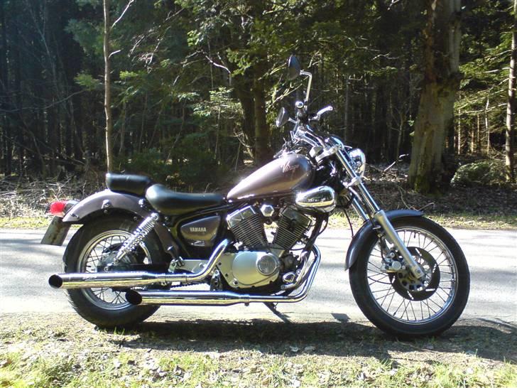 Yamaha XV Virago 250 - Arkiveret - Gedekidet med sølvhaler billede 1