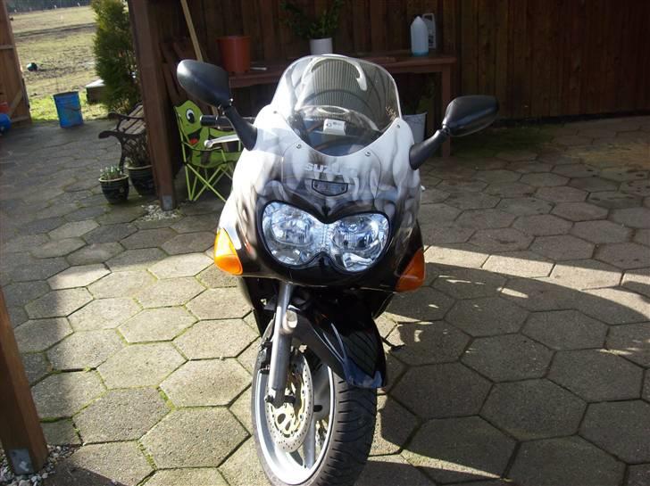 Suzuki gsx 600f (Airbrush) SOLGT billede 6