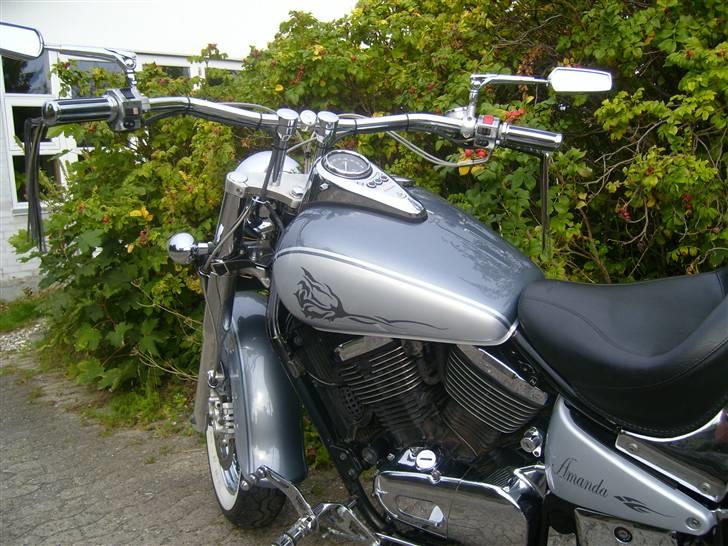 Kawasaki VN800 Classic - Med bredt styr - nu det ikk sku være den klassiske stil mere.... billede 14