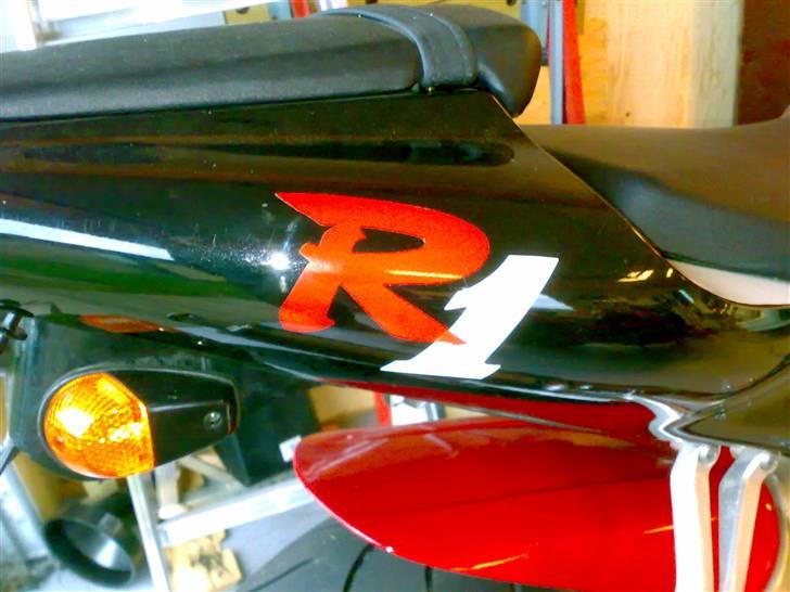 Yamaha yzf R1 Solgt - har selv lavet mærkerne, da jeg var for nærrig til at give 125kr pr stk.. billede 14
