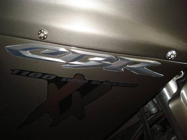Honda cbr 1100 xx super blackbi - 3d logo billede 11