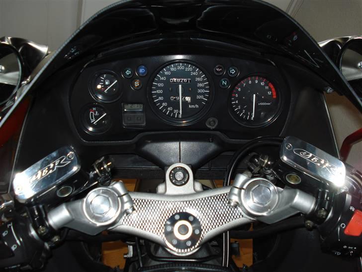 Honda cbr 1100 xx super blackbi - dejlig udsigt :) med carbon på gaffelbro billede 13