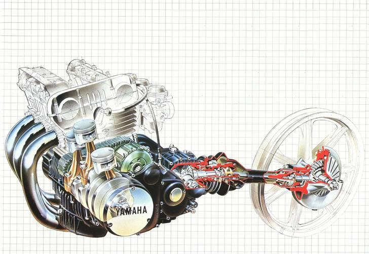 Yamaha XS750 (SOLGT) billede 12