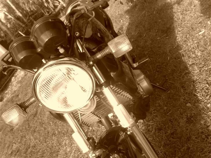 Honda CB 500 - Rigtig flot billede i efterårssolen :). billede 1