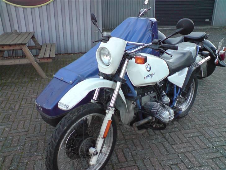 BMW R 80 GS Basic m. Sidevogn - og sådan,,, ;o) billede 2