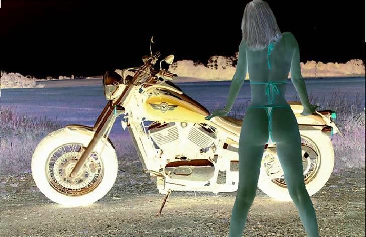 Kawasaki VN 800 A (Solgt) - Bikerbabe billede 6