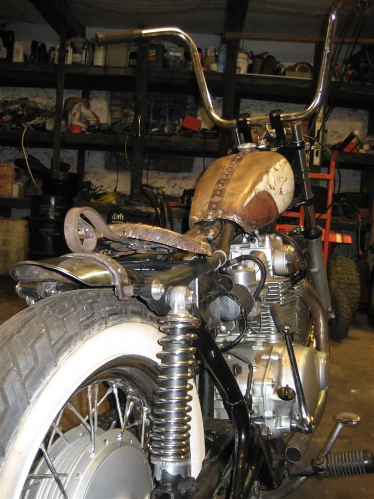 Honda cb450 "rat bobber" billede 7