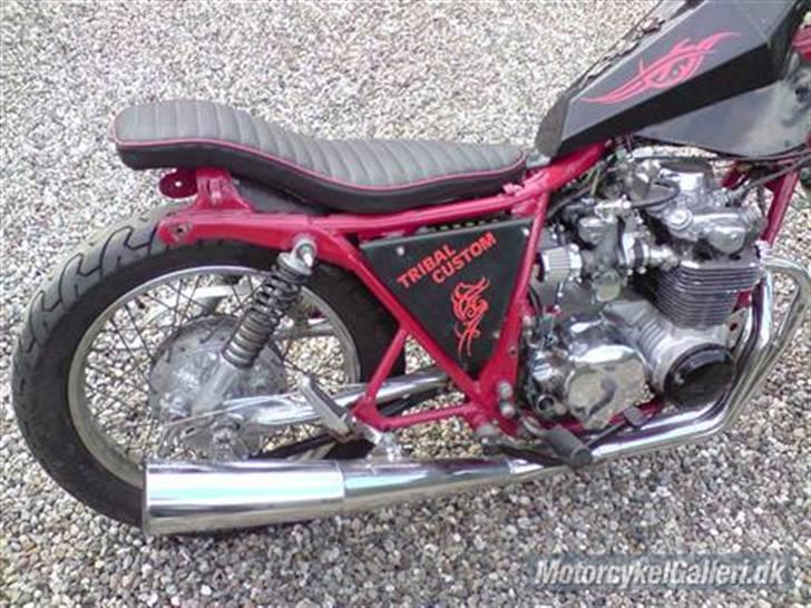 Honda CB 500/550 Custom SOLGT - Den ser underlig ud uden bagskærm billede 7