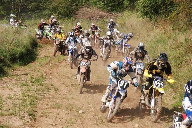 Yamaha yzf 250 - Højbjerg pokalløb . Med nummer 91 billede 10