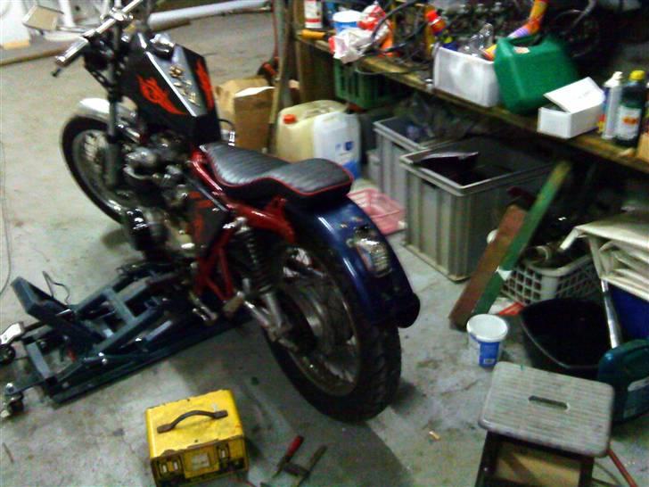 Honda CB 500/550 Custom SOLGT - Bagskærm og diodebaglygte skal det være sådan HMMMM billede 12