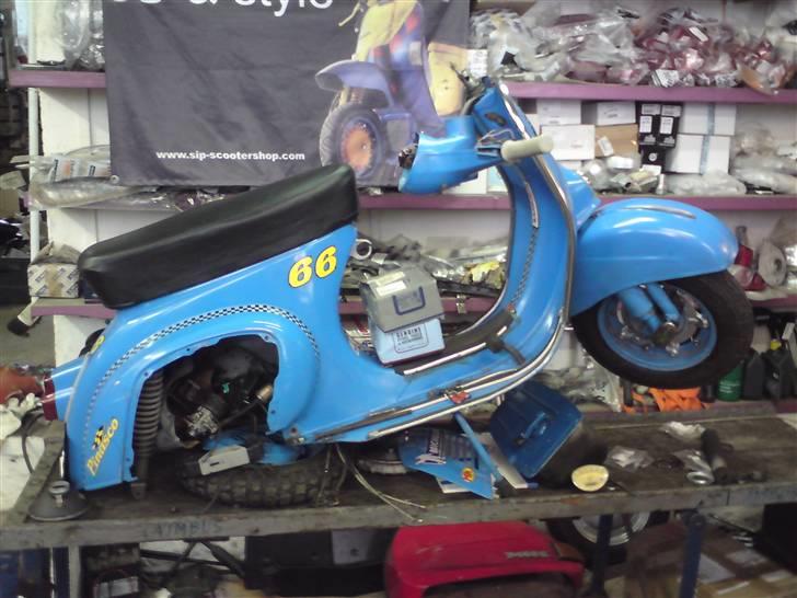 Vespa Model* ( VMA1T ) 125cc "Mods Bike" - Vespa total renovering. billede 19