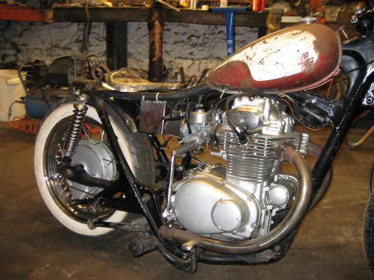 Honda cb450 "rat bobber" - nu er metal arb ved at være færdigt   billede 8