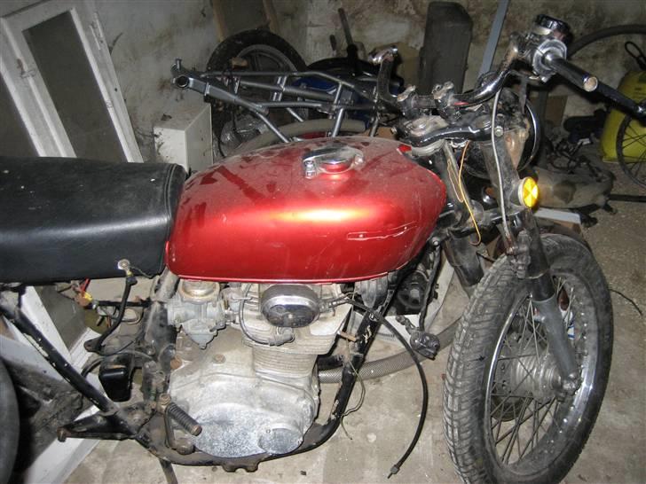 Honda cb450 "rat bobber" - ekstra reservedels cykel "rar at have" ;O) billede 9