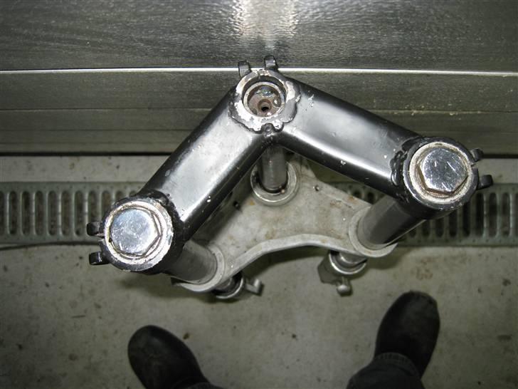 Triumph tiger 100ss - det er en hjemme lavet bro.. men er ved at lave en ny i alu til den..  billede 8