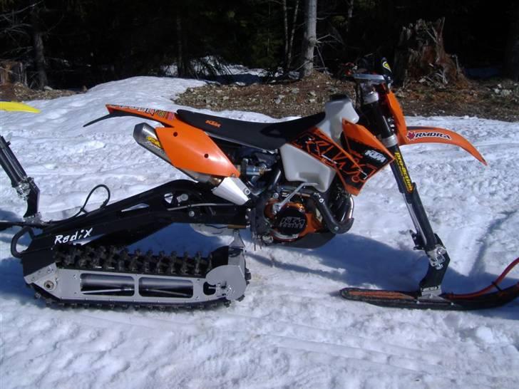 KTM 525 SX racing ***TILSALG* - Bliver kun monteret igen hvis der kommer meget sne... billede 11