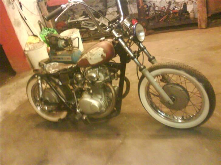Honda cb450 "rat bobber" billede 10