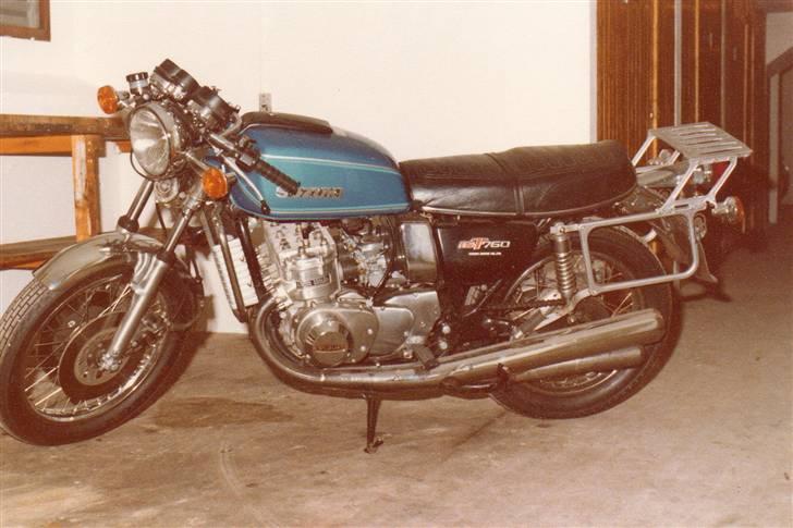 Suzuki GT 750 vandbøffel - vandbøffel nr. 2 kommet hjem fra værksted efter at have ramt en lada billede 8