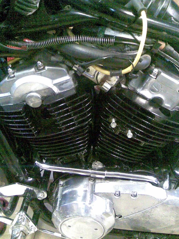 Honda vt 1100 SOLGT - sort motor billede 5
