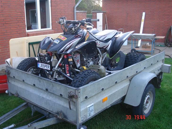 Honda Trx 450STJÅLET! - Ved at pakke traileren inden træning :) billede 2