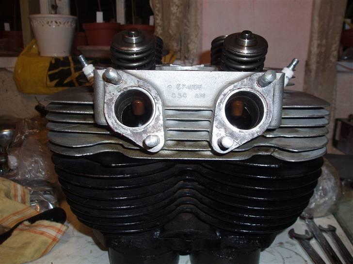 BSA A10 Super Rocket - Twin carb alutopstykke - 1106 billede 7
