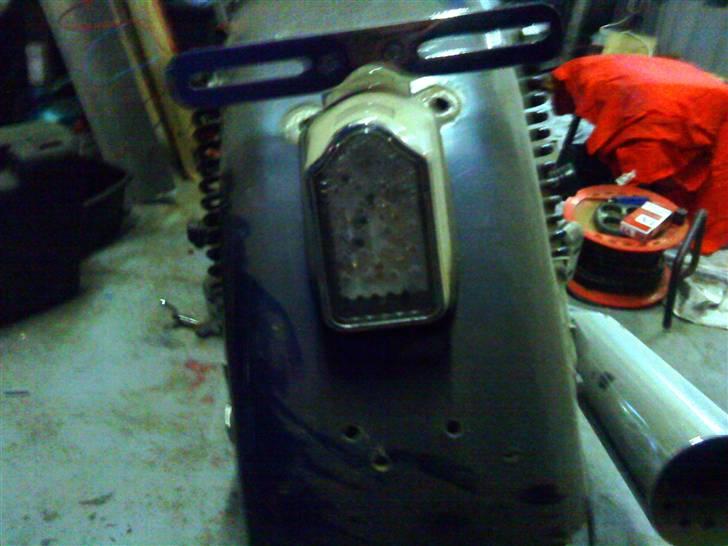 Honda CB 500/550 Custom SOLGT - Diodebaglygten ja til syn er den gd nok men ikke sammen med sidemonteret nr plade billede 16