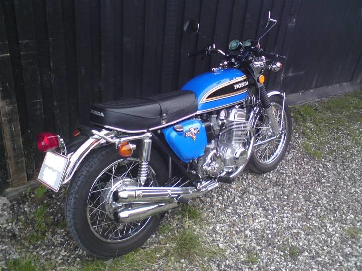 Honda CB 750 Four K6 (SOLGT) - Efter dejlig aftentur d. 14.08.2009 billede 2