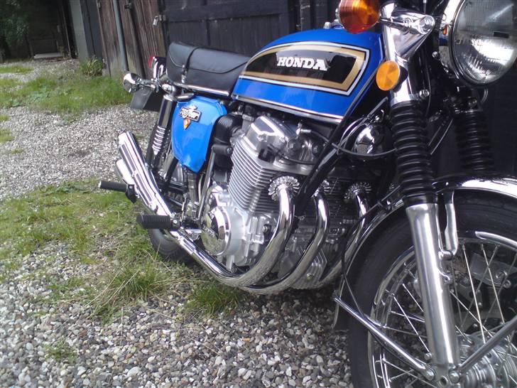 Honda CB 750 Four K6 (SOLGT) - Efter dejlig aftentur d. 14.08.2009 billede 4