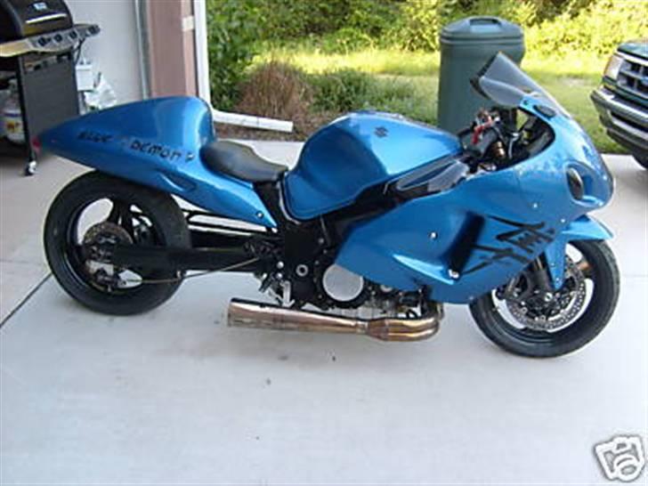 Suzuki hayabusa - blue demon billede 1