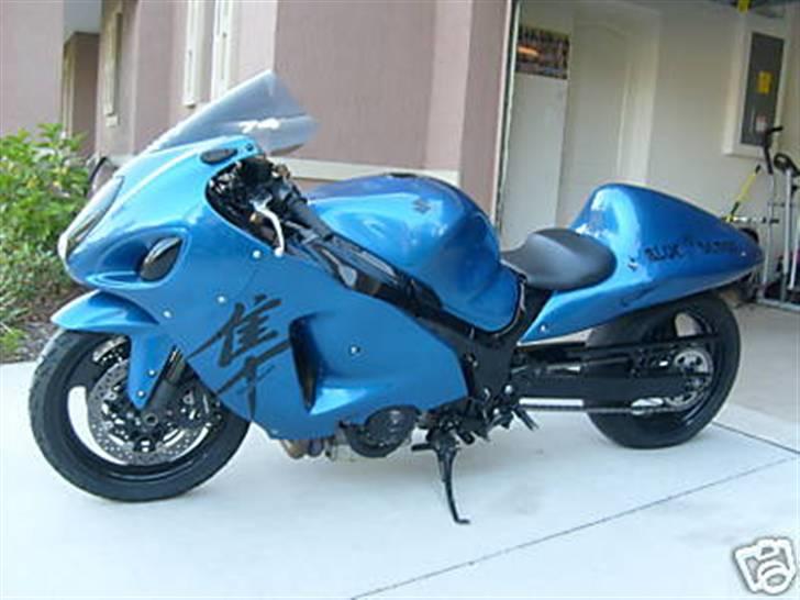 Suzuki hayabusa - blue demon billede 2