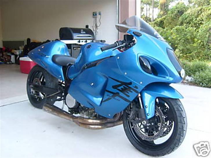Suzuki hayabusa - blue demon billede 4